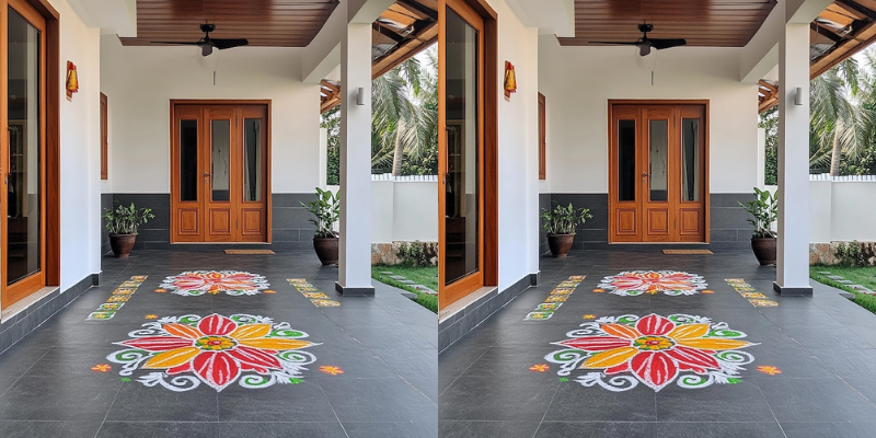 10 Inspirasi Teras Keramik Hitam, Buat Hunian Makin Elegan