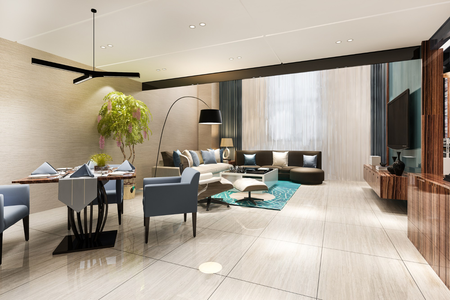 Model Pemasangan Keramik Lantai untuk Ruangan yang Elegan